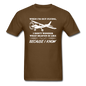 When I'm Out Flying - Heaven - White - Unisex Classic T-Shirt - brown