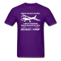 When I'm Out Flying - Heaven - White - Unisex Classic T-Shirt - purple