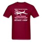 When I'm Out Flying - Heaven - White - Unisex Classic T-Shirt - burgundy