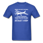 When I'm Out Flying - Heaven - White - Unisex Classic T-Shirt - royal blue