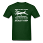 When I'm Out Flying - Heaven - White - Unisex Classic T-Shirt - forest green