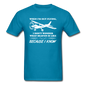 When I'm Out Flying - Heaven - White - Unisex Classic T-Shirt - turquoise