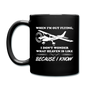 When I'm Out Flying - Heaven - White - Full Color Mug - black