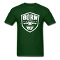 Born To Fly - Badge - White - Unisex Classic T-Shirt - forest green