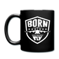 Born To Fly - Badge - White - Full Color Mug - black