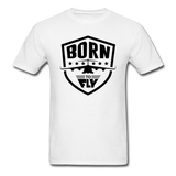 Born To Fly - Badge - Black - Unisex Classic T-Shirt - white