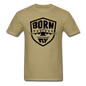 Born To Fly - Badge - Black - Unisex Classic T-Shirt - khaki