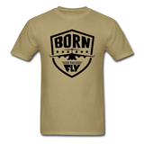Born To Fly - Badge - Black - Unisex Classic T-Shirt - khaki