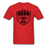 Born To Fly - Badge - Black - Unisex Classic T-Shirt - red