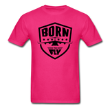 Born To Fly - Badge - Black - Unisex Classic T-Shirt - fuchsia