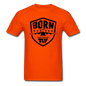 Born To Fly - Badge - Black - Unisex Classic T-Shirt - orange