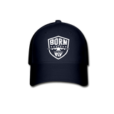 Born To Fly - Badge - White - Baseball Cap - navy