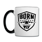 Born To Fly - Badge - Black - Contrast Coffee Mug - white/black