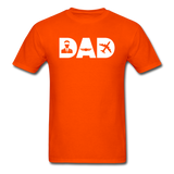 Dad - Airline Pilot - White - Unisex Classic T-Shirt - orange