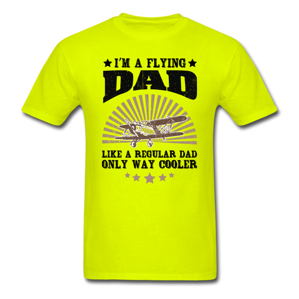 Flying Dad - Cooler - Unisex Classic T-Shirt - safety green