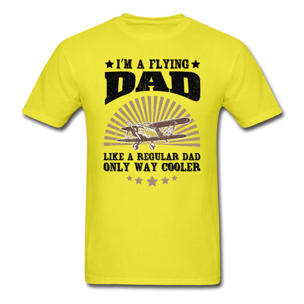 Flying Dad - Cooler - Unisex Classic T-Shirt - yellow