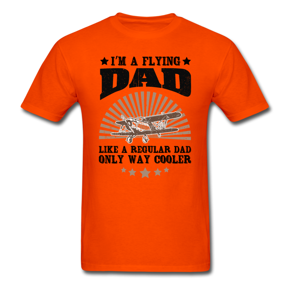 Flying Dad - Cooler - Unisex Classic T-Shirt - orange