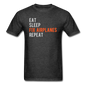 Eat, Sleep, Fix Airplanes, Repeat - Unisex Classic T-Shirt - heather black