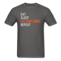 Eat, Sleep, Fix Airplanes, Repeat - Unisex Classic T-Shirt - charcoal