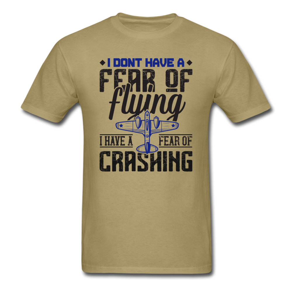 Fear Of Flying - Crashing - Unisex Classic T-Shirt - khaki