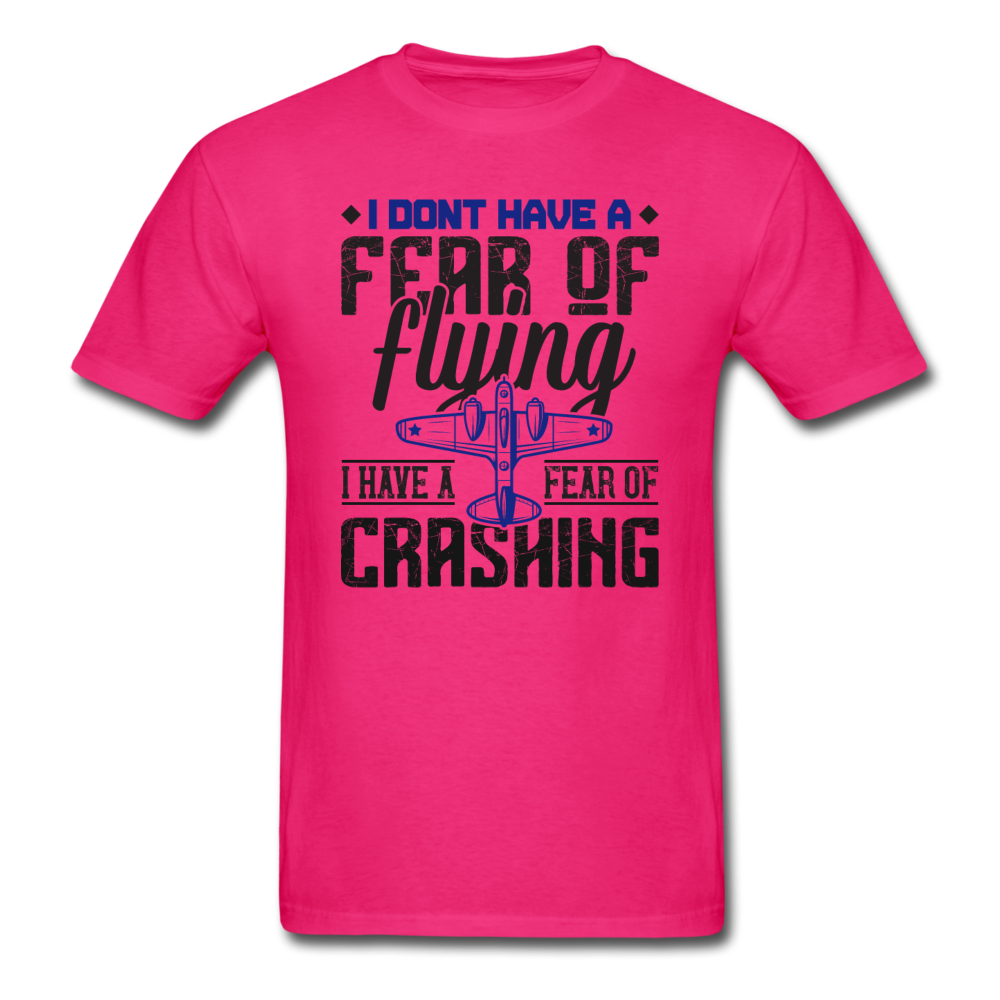 Fear Of Flying - Crashing - Unisex Classic T-Shirt - fuchsia