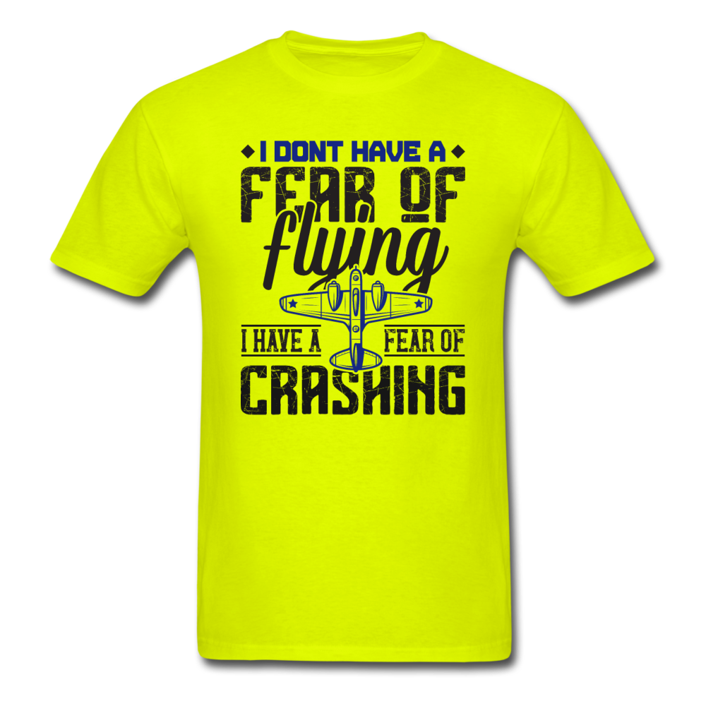 Fear Of Flying - Crashing - Unisex Classic T-Shirt - safety green