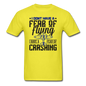 Fear Of Flying - Crashing - Unisex Classic T-Shirt - yellow