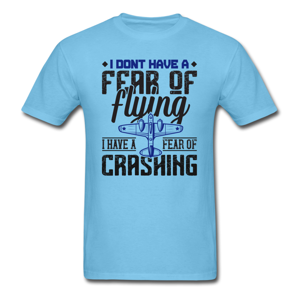 Fear Of Flying - Crashing - Unisex Classic T-Shirt - aquatic blue