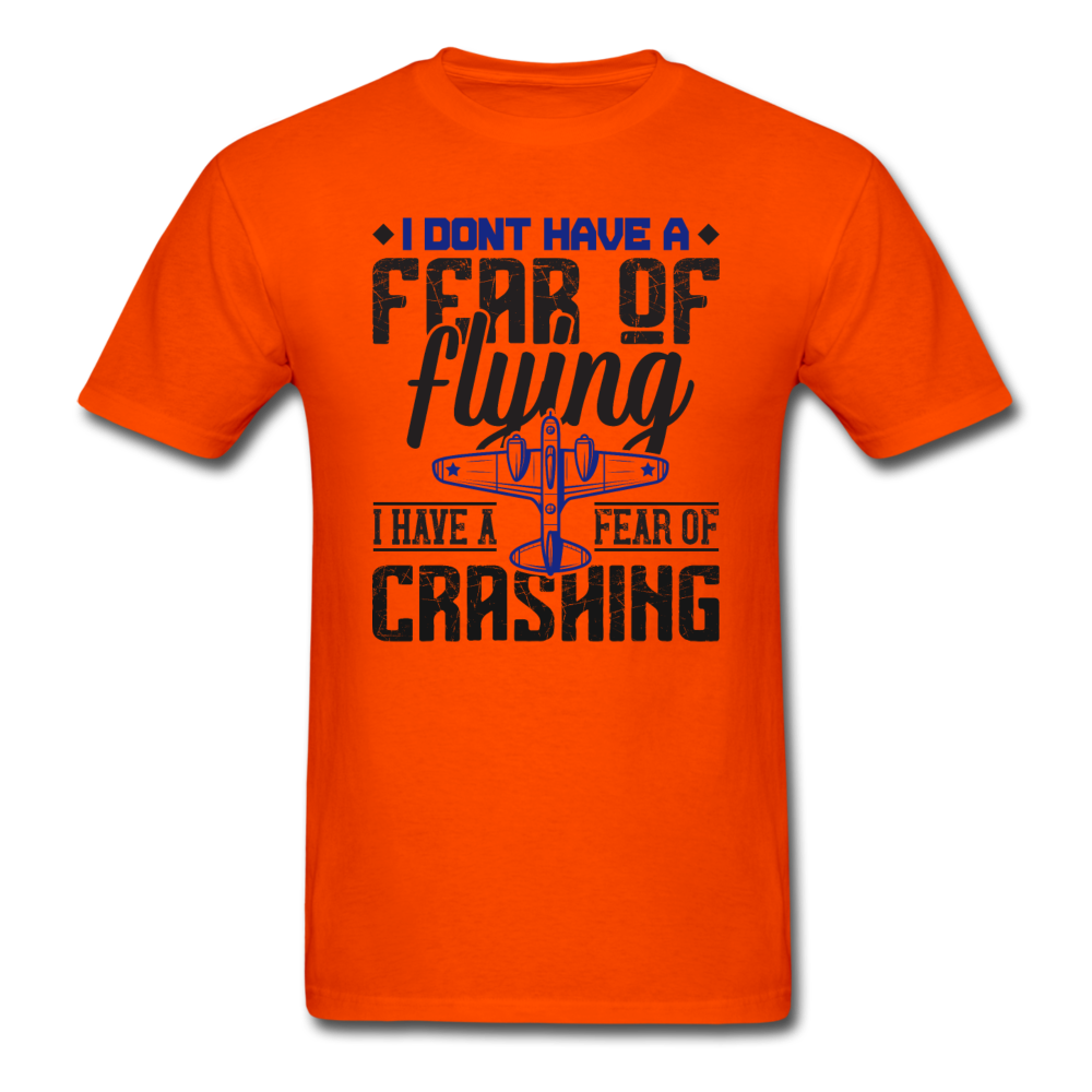 Fear Of Flying - Crashing - Unisex Classic T-Shirt - orange