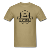 Flying Is Fun Badge - Black - Unisex Classic T-Shirt - khaki