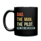 Dad, Man, Pilot, Bad Influence - Full Color Mug - black