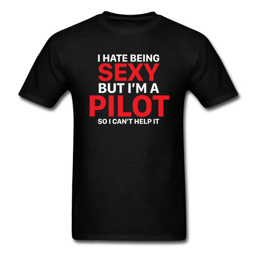 Hate Being Sexy - Pilot - Unisex Classic T-Shirt - black