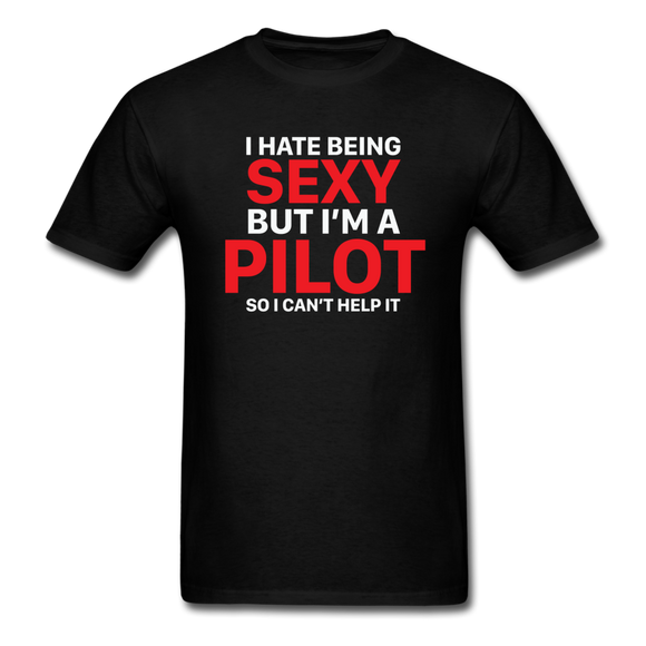 Hate Being Sexy - Pilot - Unisex Classic T-Shirt - black