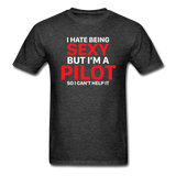 Hate Being Sexy - Pilot - Unisex Classic T-Shirt - heather black