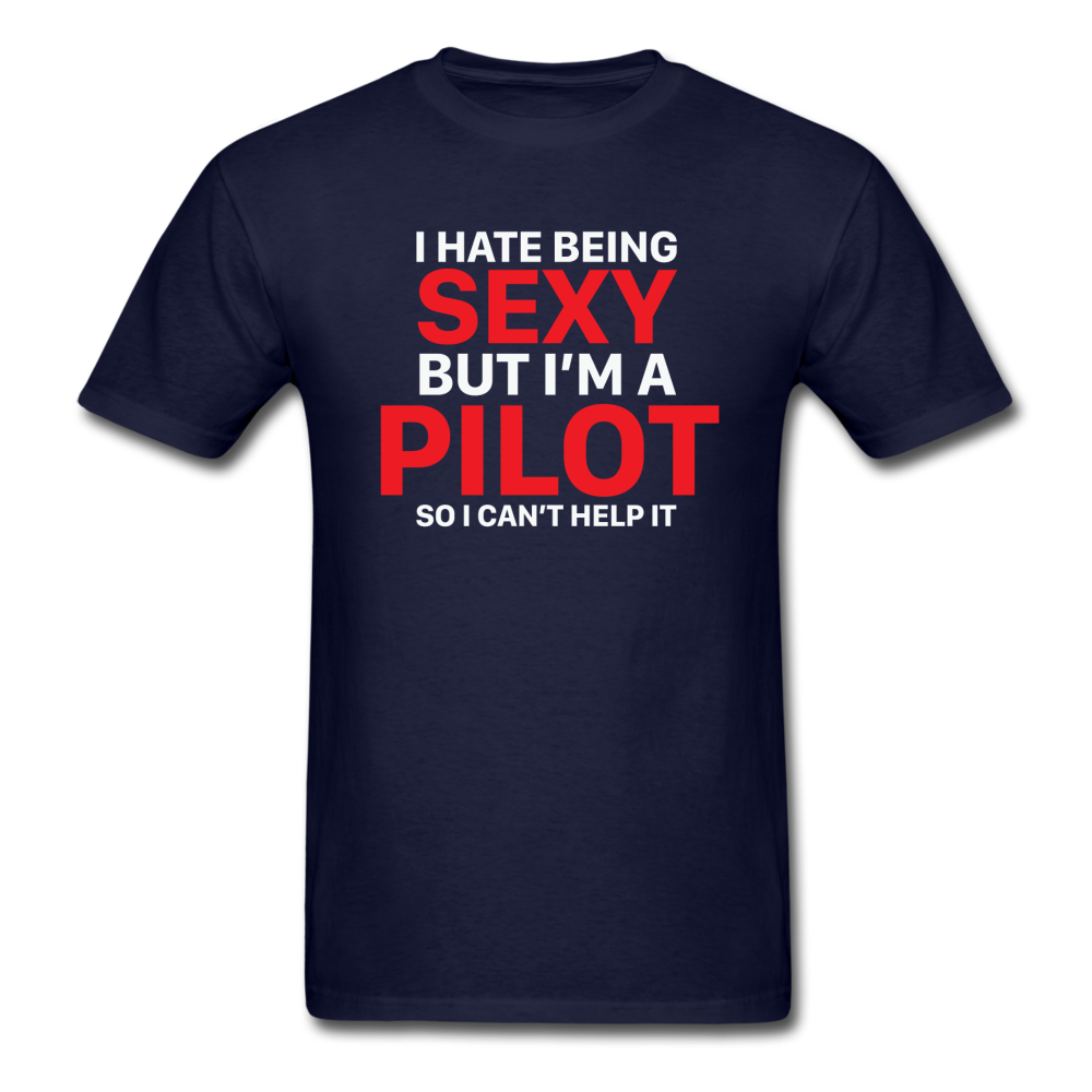 Hate Being Sexy - Pilot - Unisex Classic T-Shirt - navy