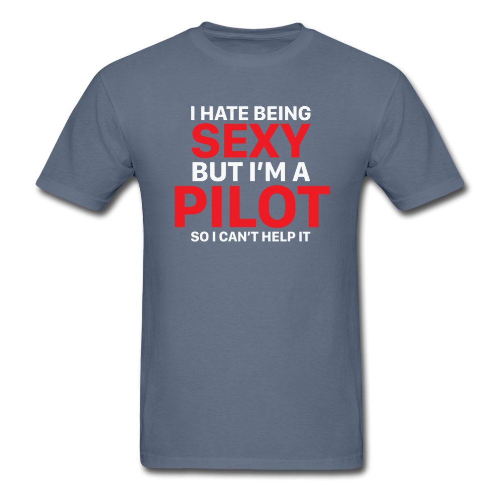 Hate Being Sexy - Pilot - Unisex Classic T-Shirt - denim