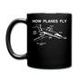 How Planes Fly - White - Full Color Mug - black