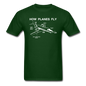 How Planes Fly - White - Unisex Classic T-Shirt - forest green