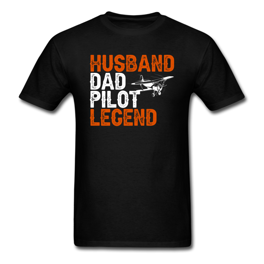 Husband, Dad, Pilot, Legend - Unisex Classic T-Shirt - black