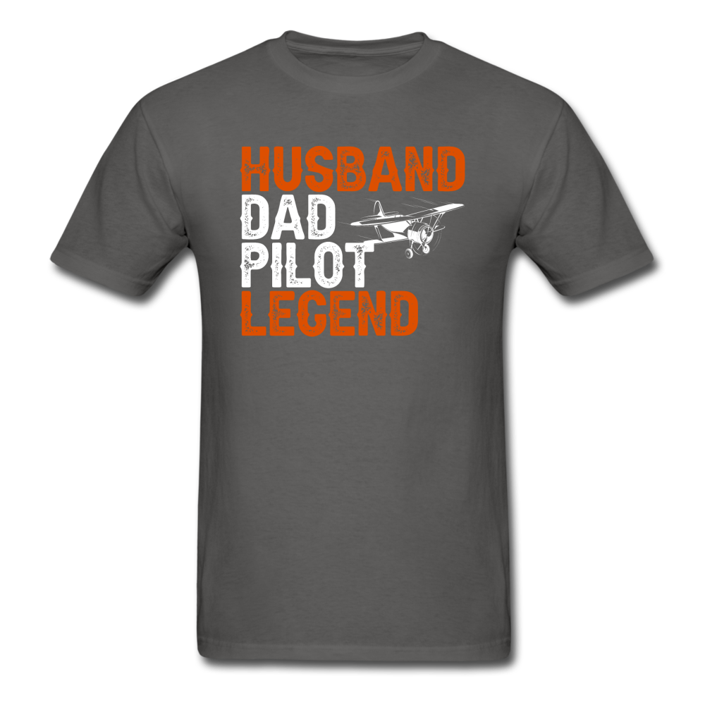 Husband, Dad, Pilot, Legend - Unisex Classic T-Shirt - charcoal