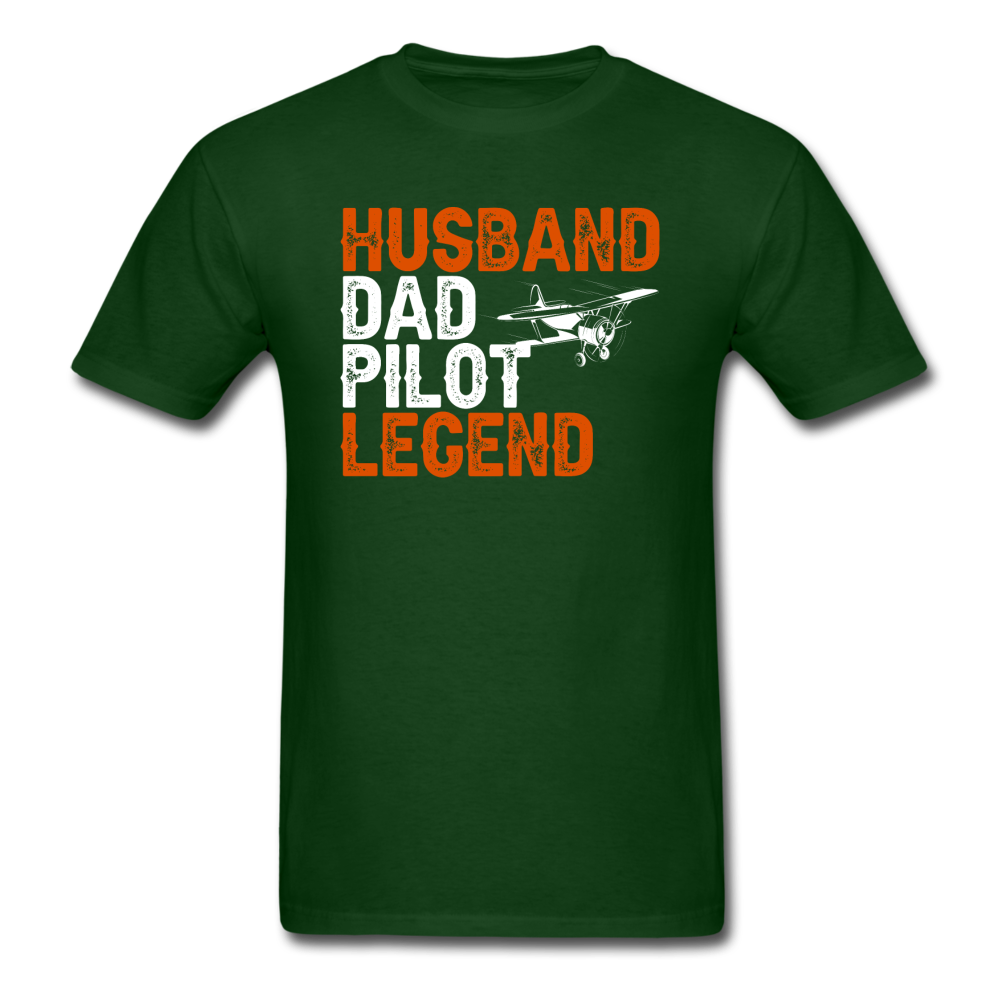 Husband, Dad, Pilot, Legend - Unisex Classic T-Shirt - forest green