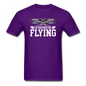 I'd Rather Be Flying - Biplane - Unisex Classic T-Shirt - purple