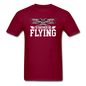 I'd Rather Be Flying - Biplane - Unisex Classic T-Shirt - burgundy