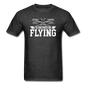 I'd Rather Be Flying - Biplane - Unisex Classic T-Shirt - heather black