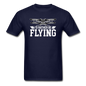 I'd Rather Be Flying - Biplane - Unisex Classic T-Shirt - navy