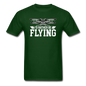 I'd Rather Be Flying - Biplane - Unisex Classic T-Shirt - forest green