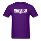 Maverick - White - Unisex Classic T-Shirt - purple