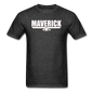 Maverick - White - Unisex Classic T-Shirt - heather black