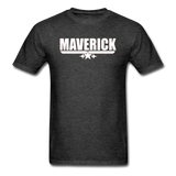 Maverick - White - Unisex Classic T-Shirt - heather black
