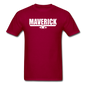 Maverick - White - Unisex Classic T-Shirt - dark red